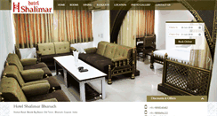 Desktop Screenshot of hotelshalimar.co.in